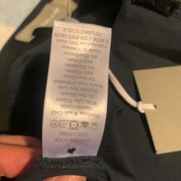 Everlane The Side-Zip Work Pant navy blue high rise ankle skinny seamed back 2 - Picture 13 of 14